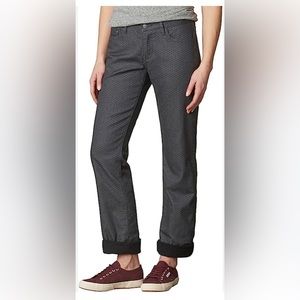 Prana Flannel Lined Boyfriend Jeans